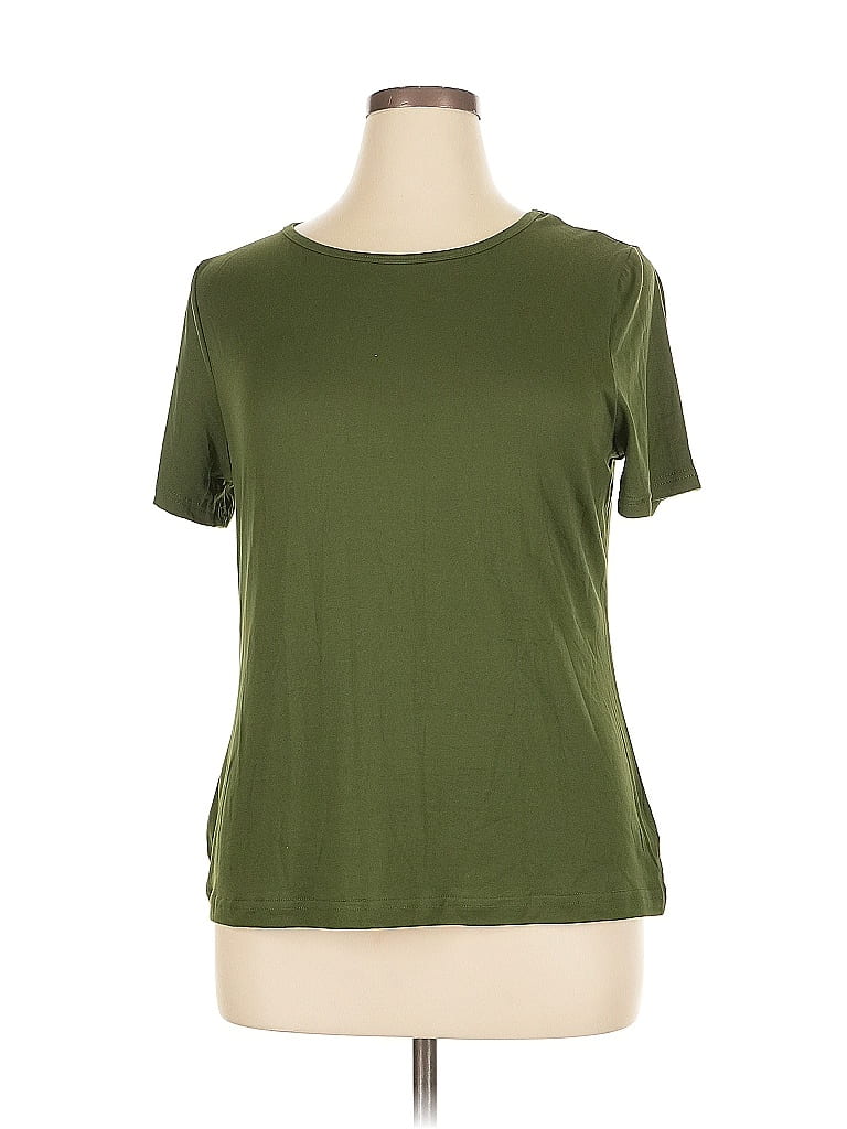 Madison Michelle Short Sleeve T-shirt In Green