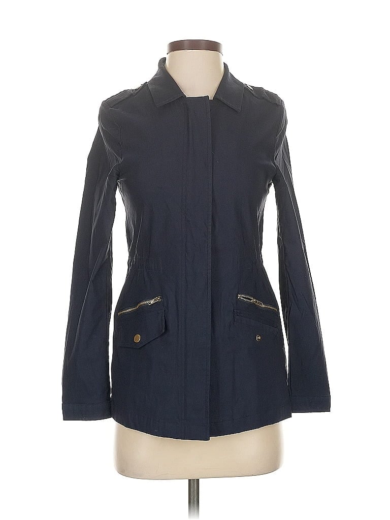 Pre-owned Eden Society Coat In Blue