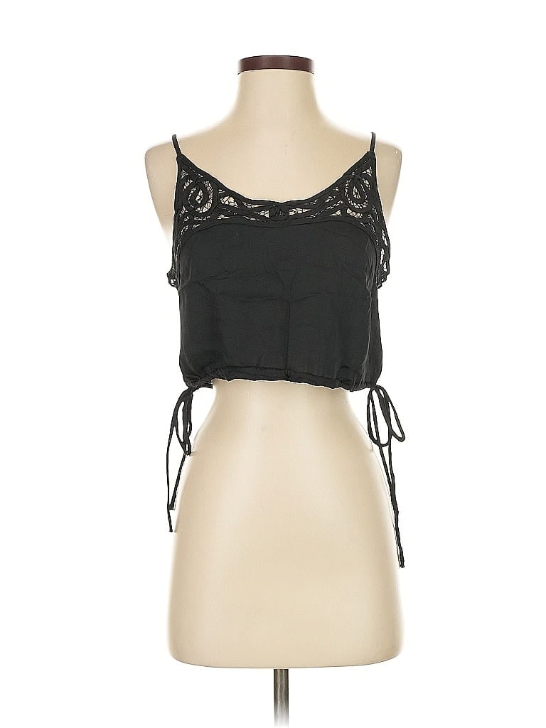 Pre-owned Intimately By Free People Sleeveless Blouse In Black