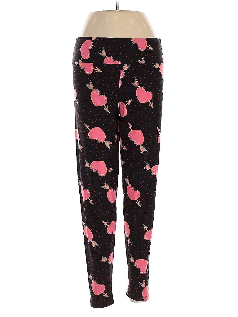 Pre-owned Lularoe Casual Pants In Black