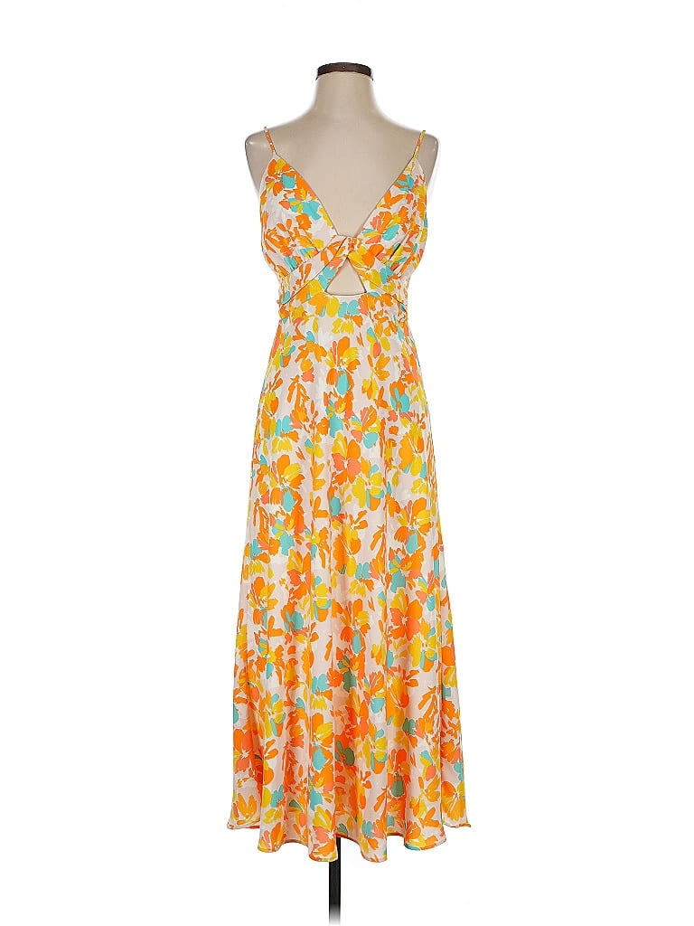 Pre-owned Alexia Admor Casual Dress In Yellow