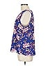 St. Tropez West Blue Sleeveless Blouse Size L - photo 5