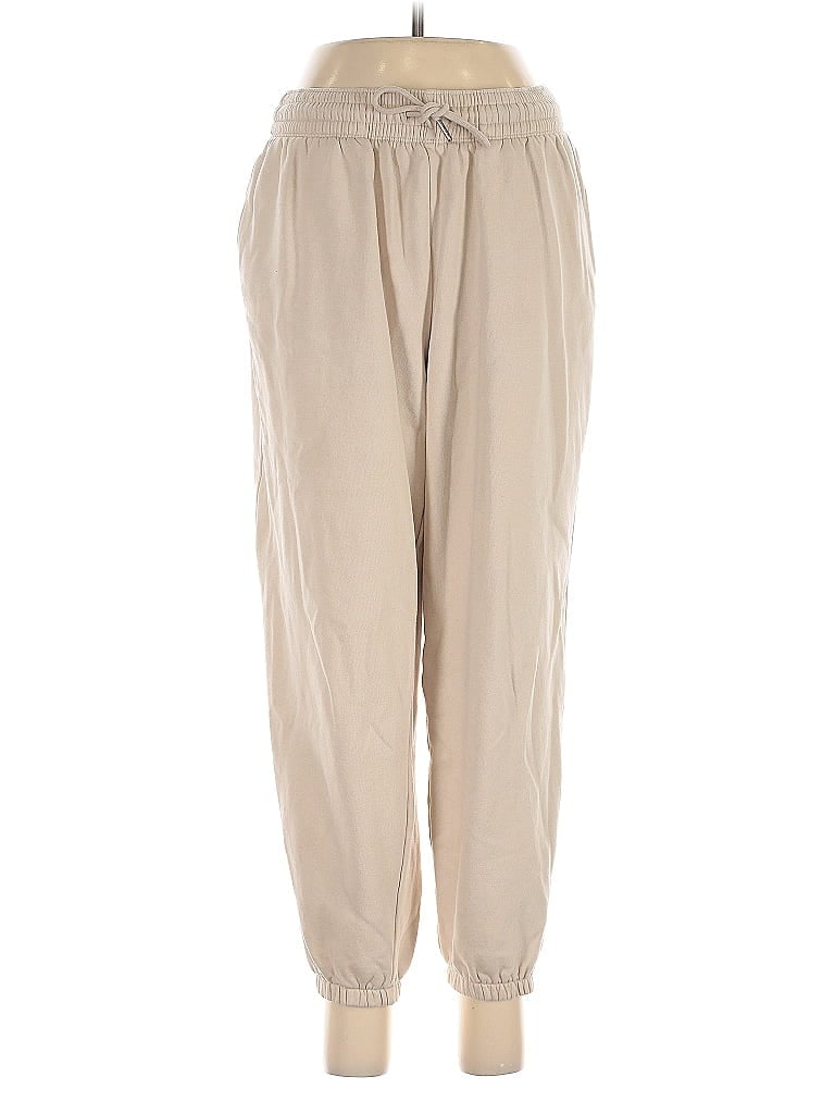 Pre-owned H&m Casual Pants In White