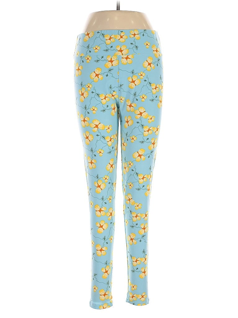 Pre-owned Lularoe Leggings In Blue