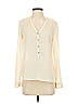 Lauren Conrad 100% Polyester Ivory Long Sleeve Blouse Size XS - photo 1