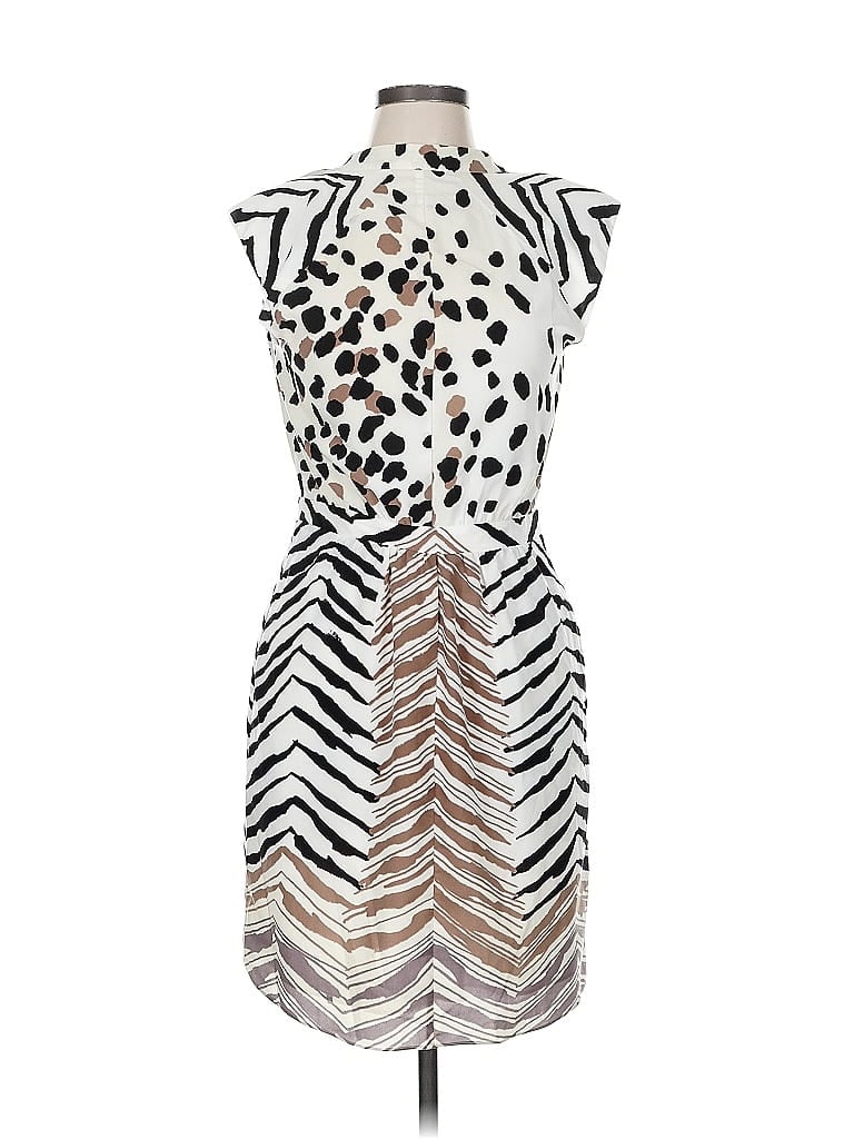 Pre-owned Bebe Cocktail Dress In Silver