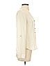 Lauren Conrad 100% Polyester Ivory Long Sleeve Blouse Size XS - photo 4