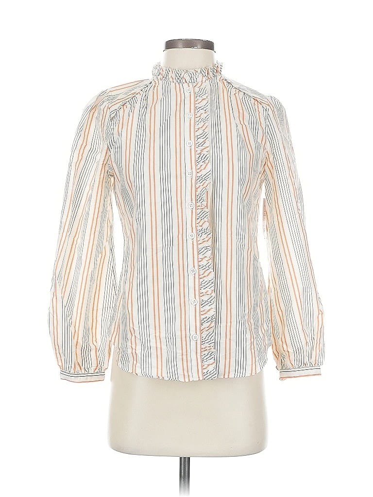 Click to view more detailed imagery on our partner's website Pre-owned Joie Long Sleeve Blouse In White