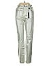 J Brand Metallic Green Silver Jeans Size 24 waist - photo 1