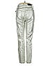 J Brand Metallic Green Silver Jeans Size 24 waist - photo 2