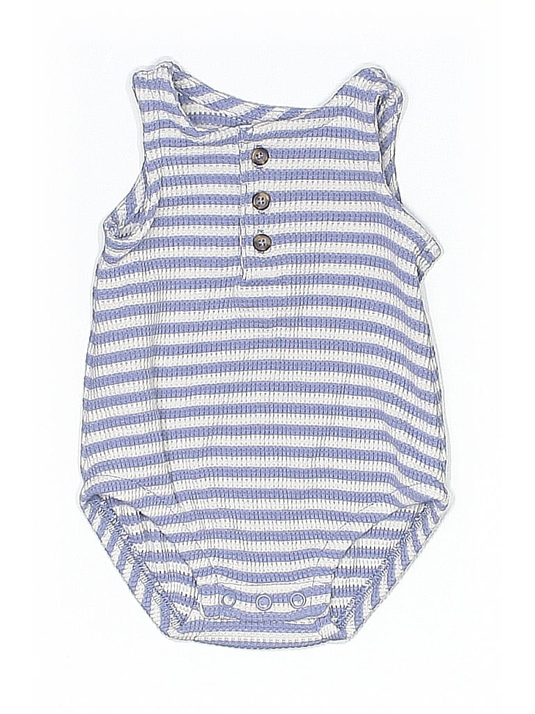 Click to view more detailed imagery on our partner's website Pre-owned Carter's Babies' Short Sleeve Onesie In Blue