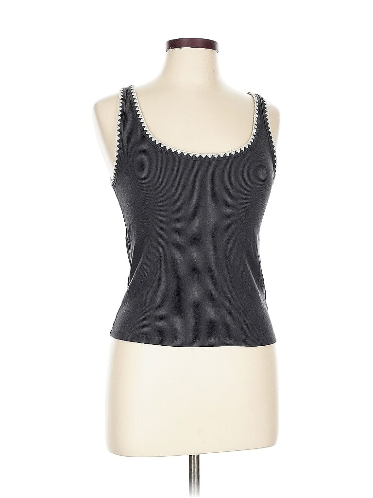 Pre-owned Old Navy Tank Top Gray Strapless Neckline Tops