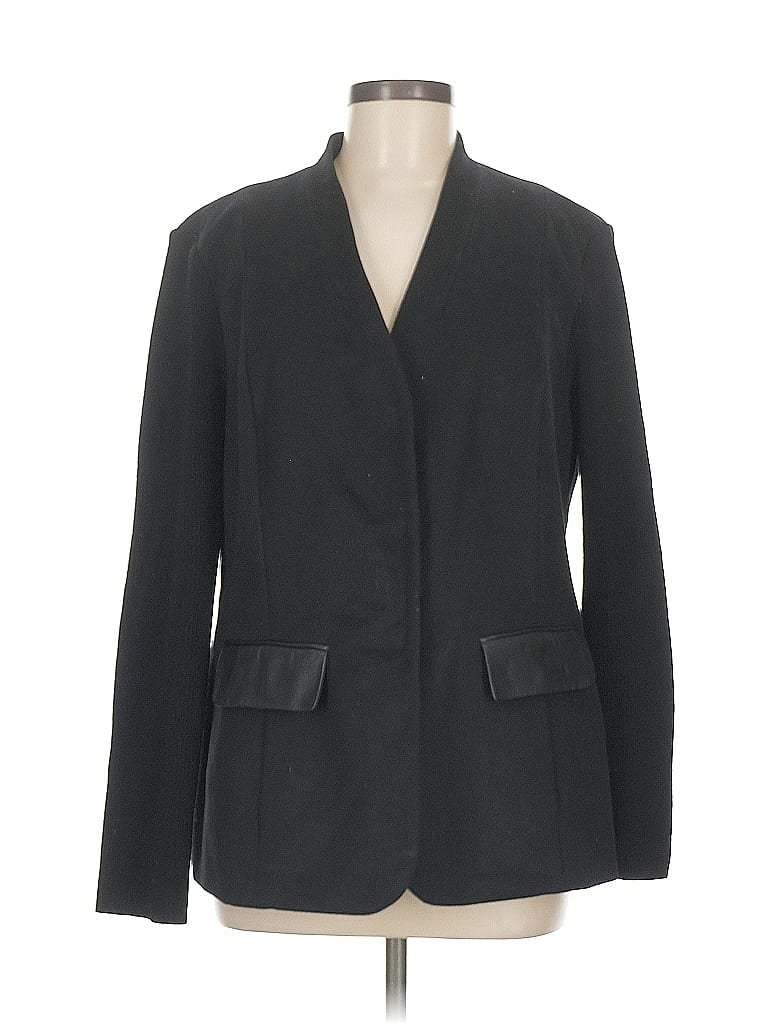 Pre-owned Worth New York Wool Blazer Jacket In Black