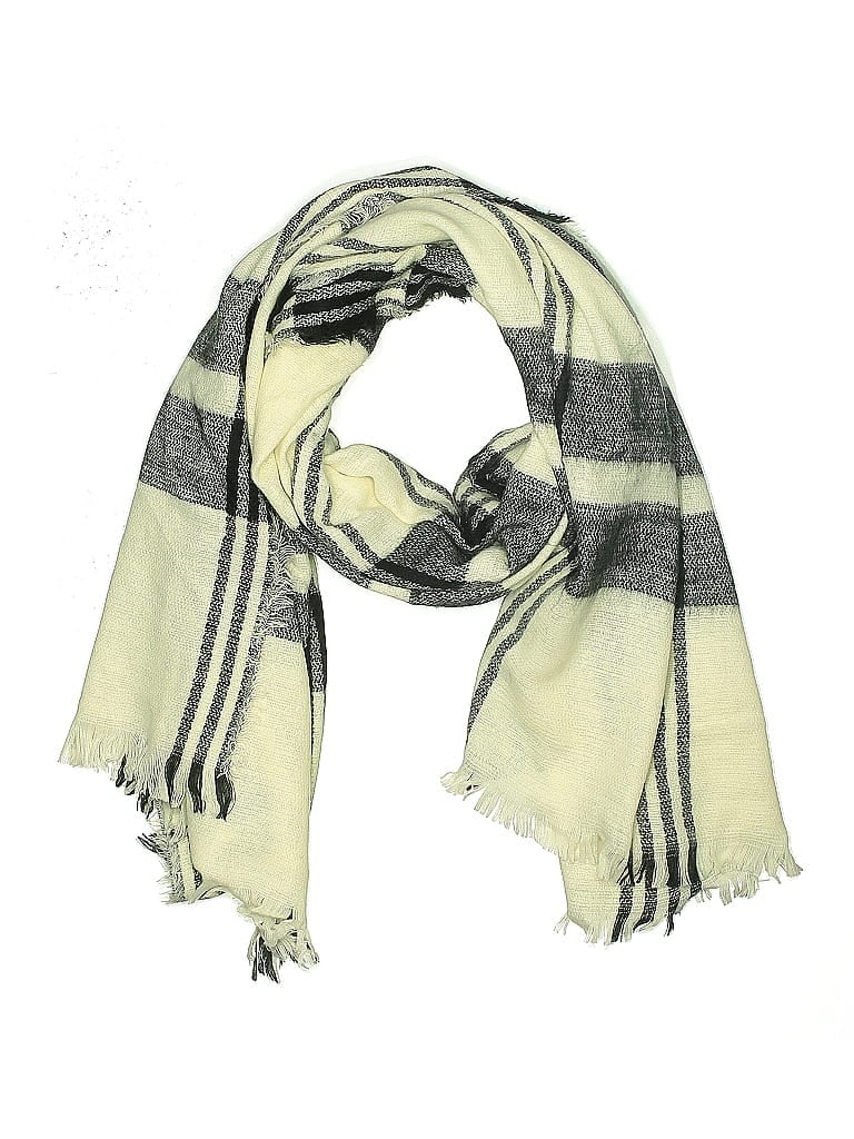 Pre-owned Shiraleah Scarf In White