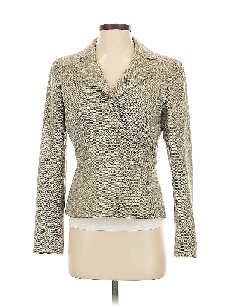 Pre-owned Evan Picone Blazer Jacket In Gray
