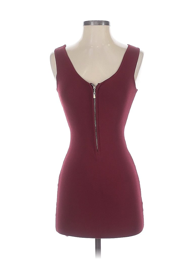 Pre-owned Seek The Label Cocktail Dress In Burgundy