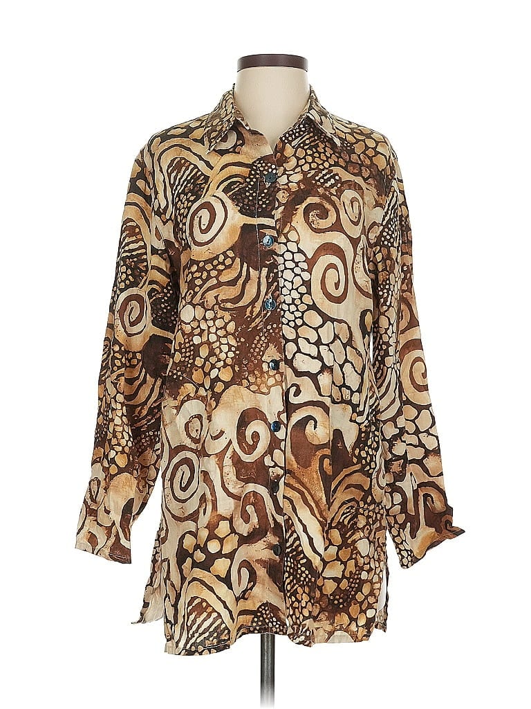 Pre-owned Chico's Turtleneck Sweater In Brown