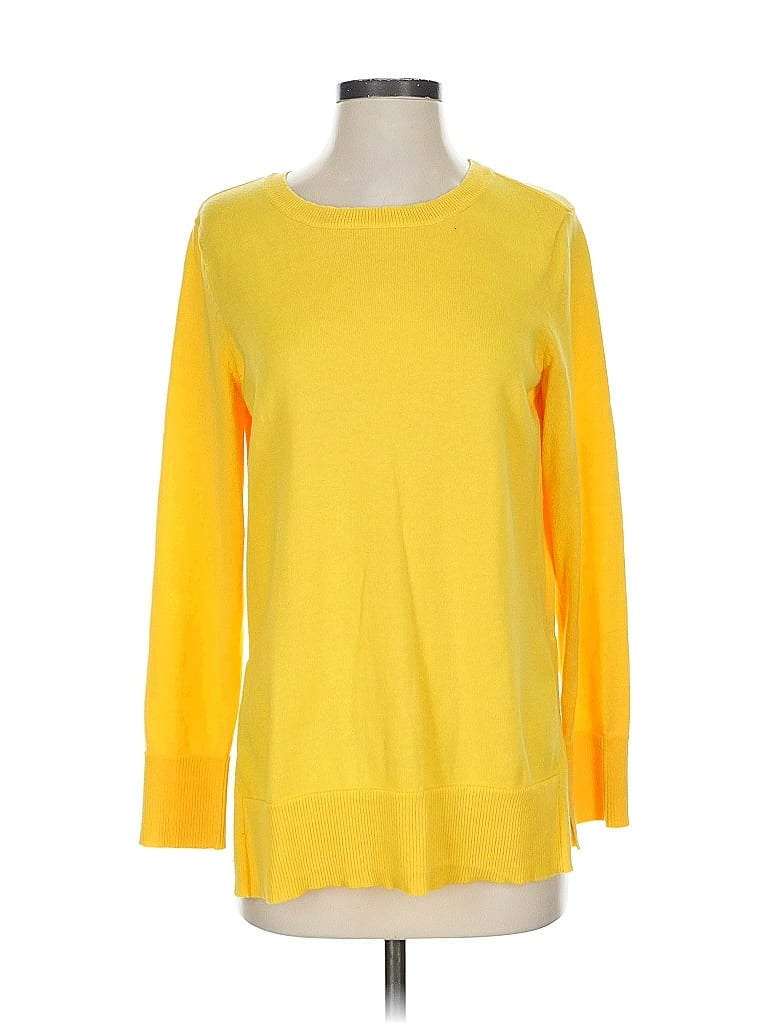 Pre-owned Maison Jules Pullover Sweater In Yellow