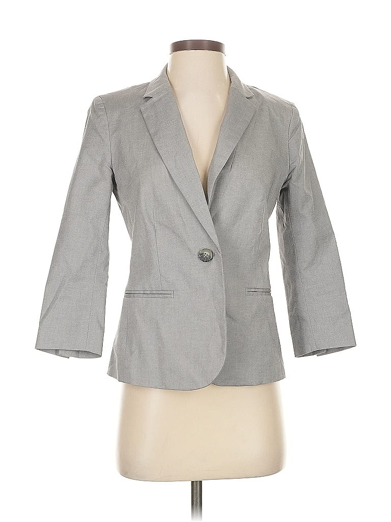 Pre-owned Banana Republic Factory Store Blazer Jacket In Gray