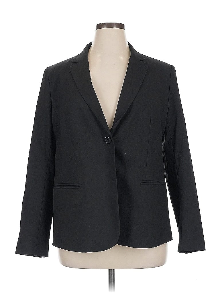 Pre-owned Ann Taylor Blazer Jacket In Gray