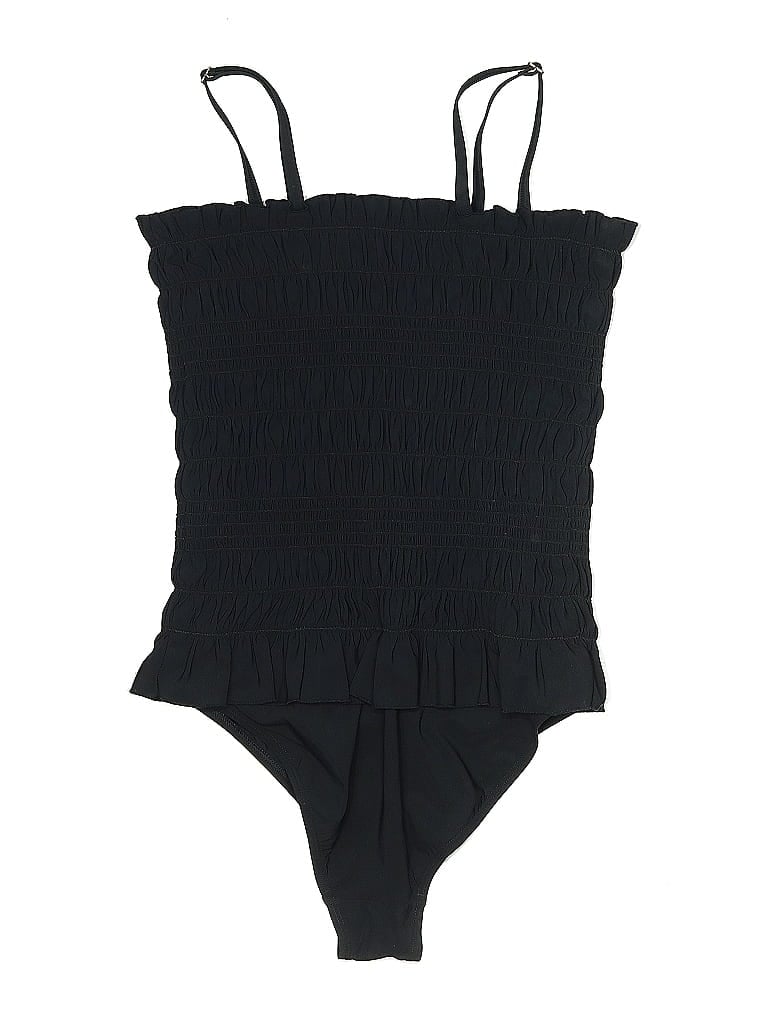 Pre-owned Tory Burch One Piece Swimsuit In Black