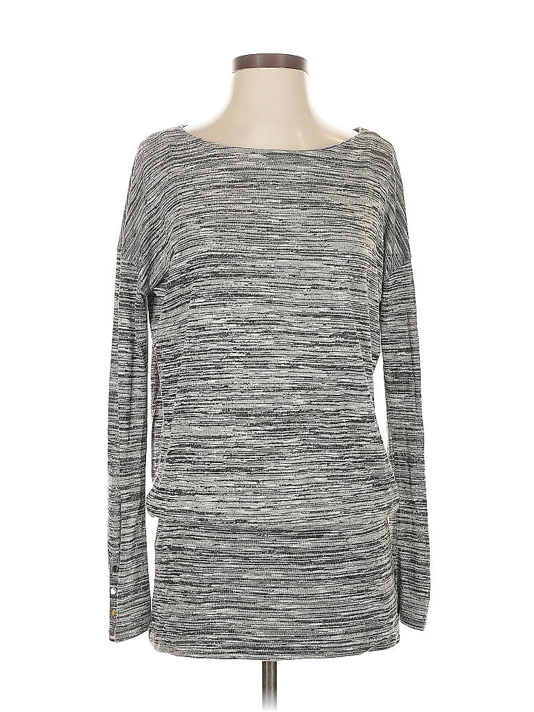 Pre-owned White House Black Market Pullover Sweater In Gray