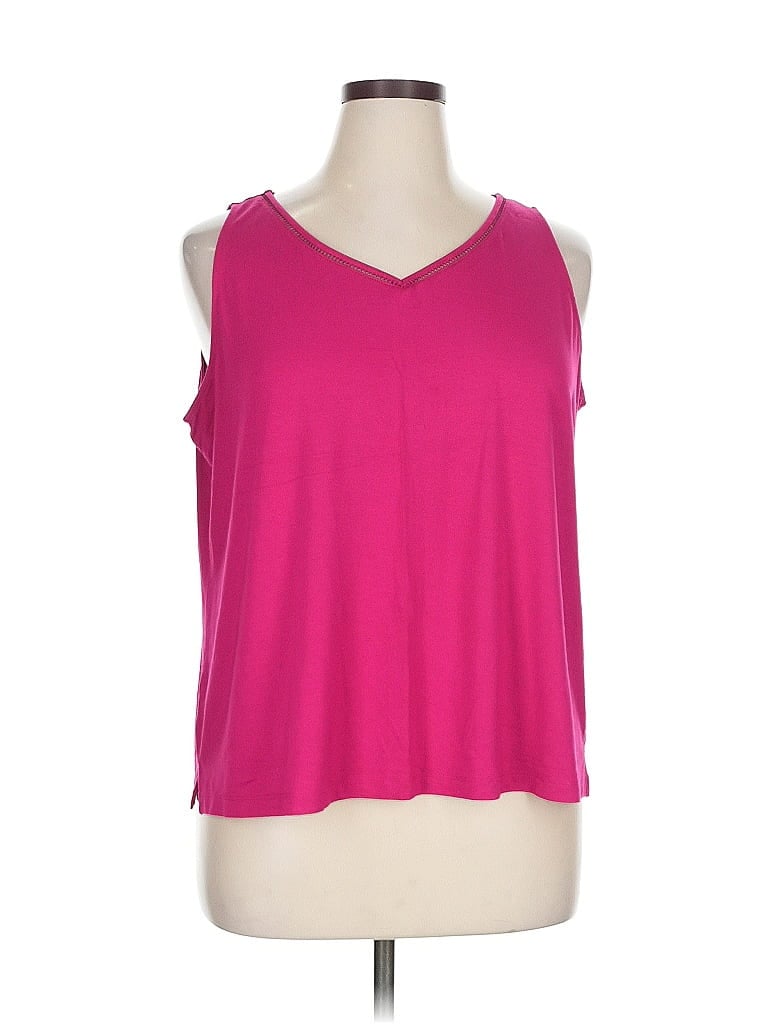 Pre-owned Chico's Sleeveless T-shirt In Pink