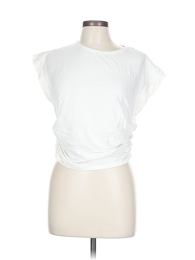 Pre-owned Lulus Sleeveless T-shirt In White