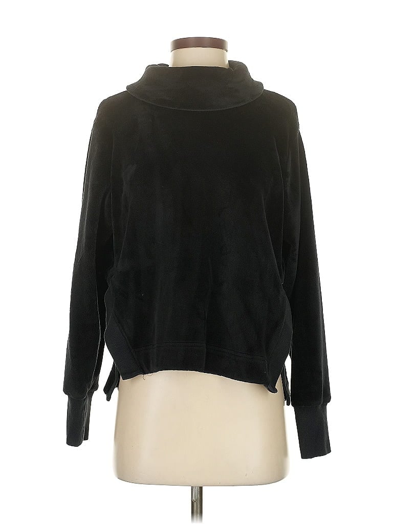 Pre-owned Athleta Turtleneck Sweater In Black