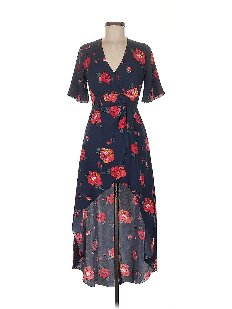 Pre-owned Babaton Casual Dress In Blue