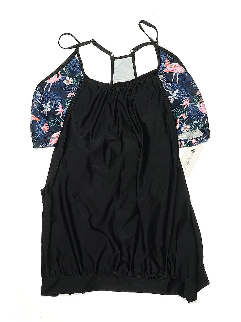 Pre-owned Unbranded Swimsuit Top Black Swimwear