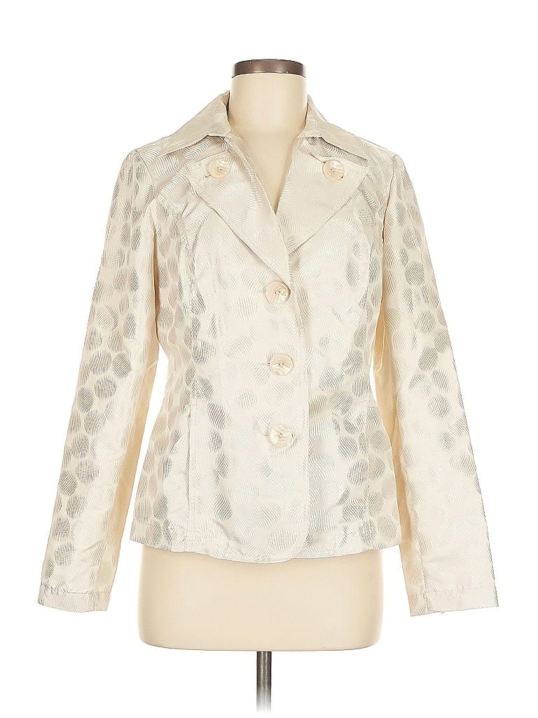 Click to view more detailed imagery on our partner's website Pre-owned Tribal Blazer Jacket In White