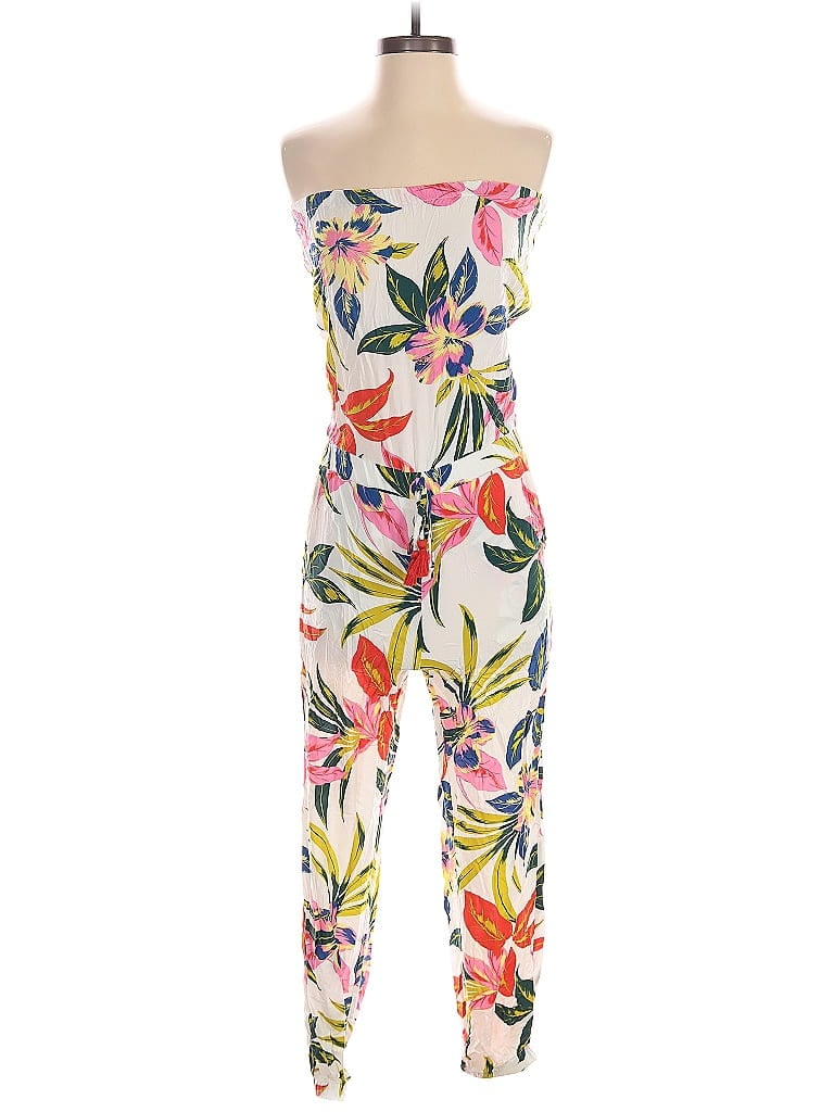 Pre-owned Blue Island Jumpsuit In White