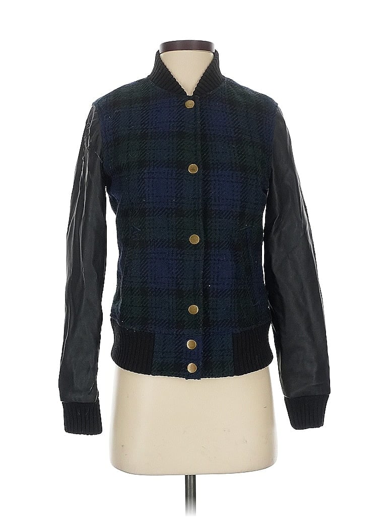 Pre-owned J.crew Factory Store Jacket In Blue