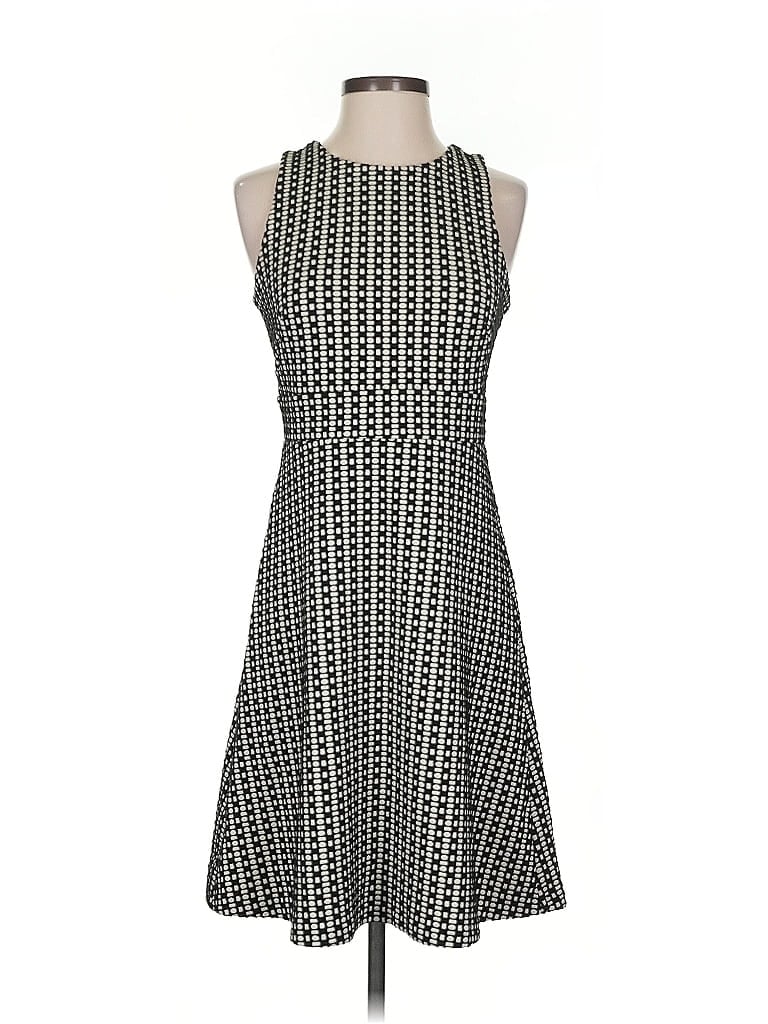 Pre-owned Ann Taylor Loft Casual Dress In Gray