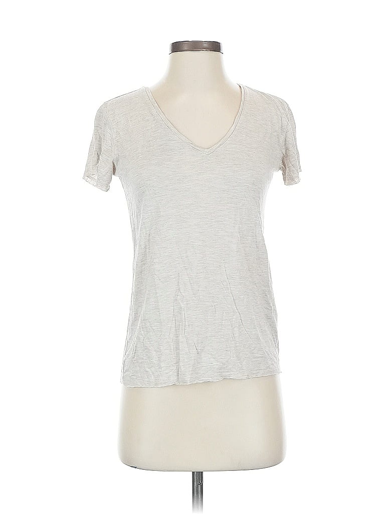 Click to view more detailed imagery on our partner's website Pre-owned Allsaints Short Sleeve T-shirt In Silver