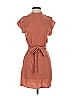 ASOS 100% Polyester Solid Brown Casual Dress Size 2 - photo 1