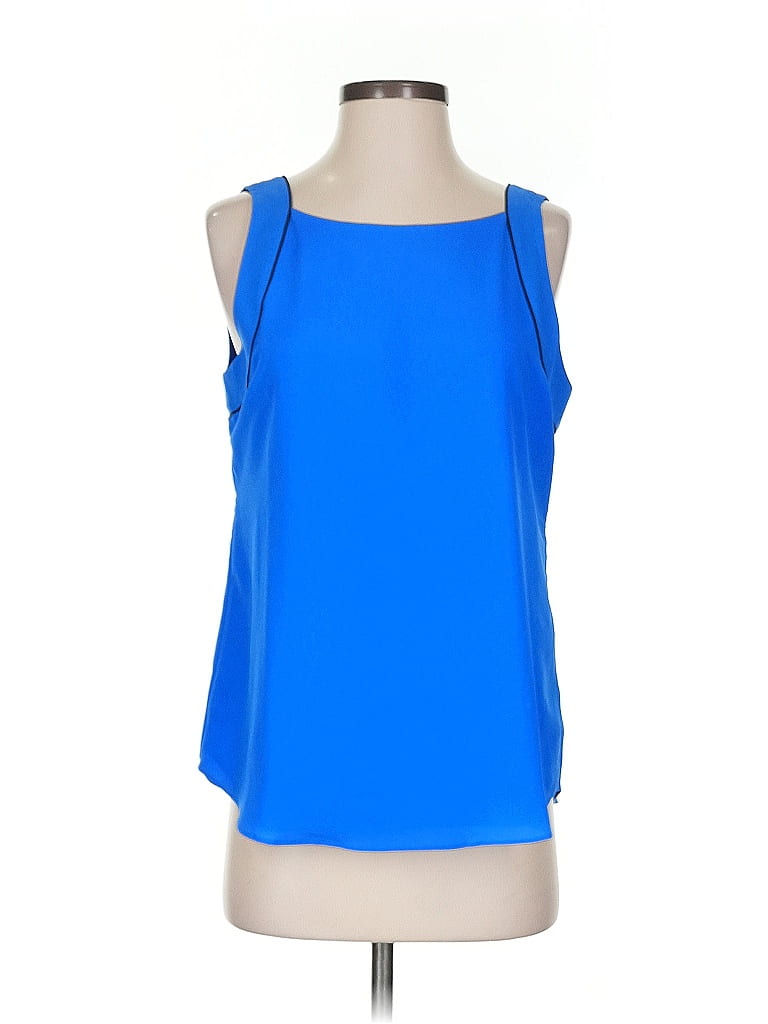 Pre-owned Banana Republic Sleeveless Blouse In Blue