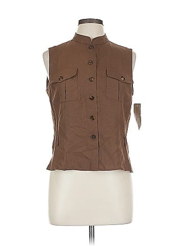 Emanuel Emanuel Ungaro Sleeveless Button-Down Shirt (view 1)