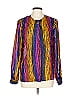 Jordan 100% Polyester Purple Long Sleeve Blouse Size L - photo 1