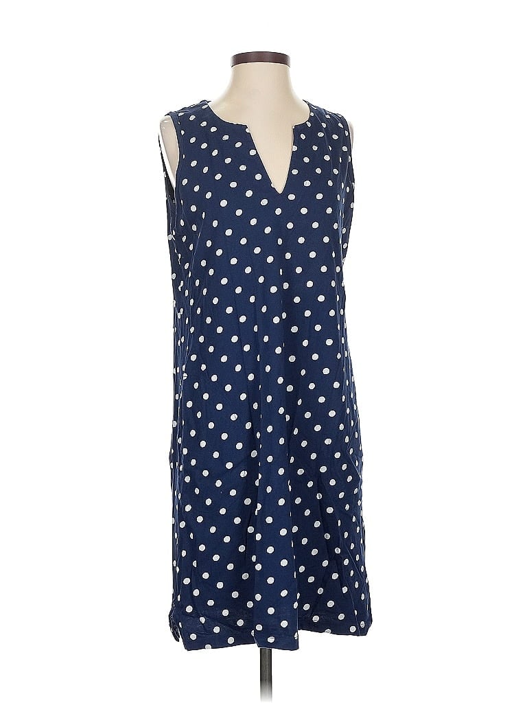 Pre-owned Lands' End Casual Dress In Blue