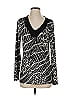 Dana Buchman Black Long Sleeve Blouse Size S - photo 1
