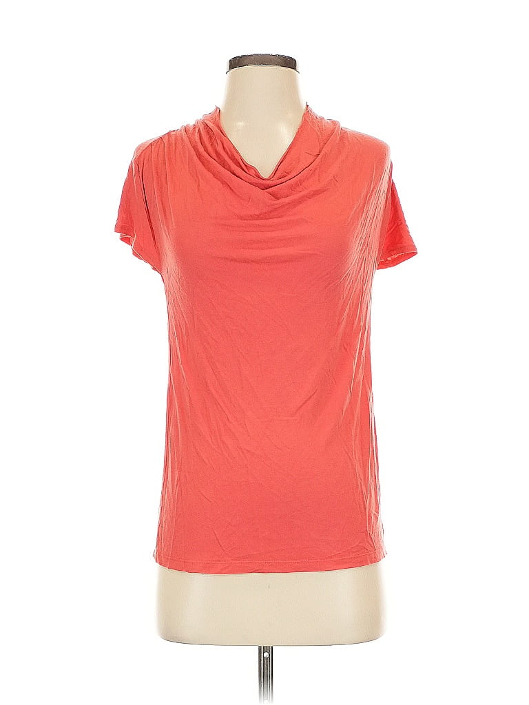 Pre-owned Cynthia Rowley Tjx Short Sleeve T-shirt In Orange