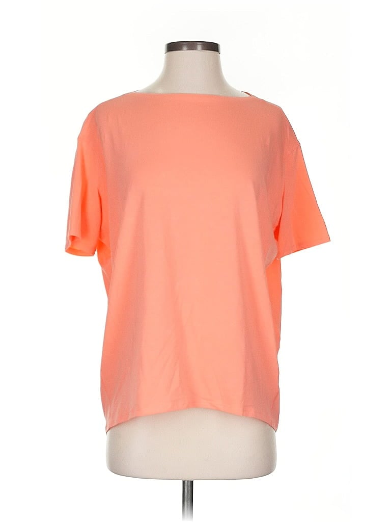 Pre-owned Lululemon Athletica Short Sleeve T-shirt In Orange