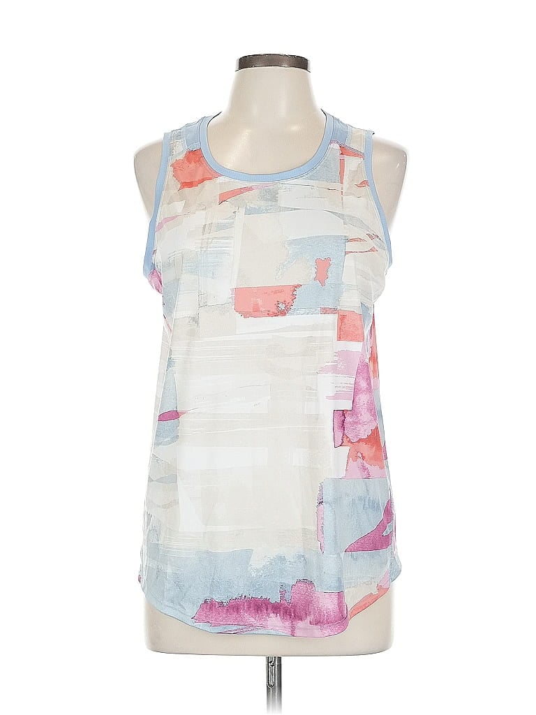 Pre-owned Tek Gear Tank Top Blue Halter Neckline Tops