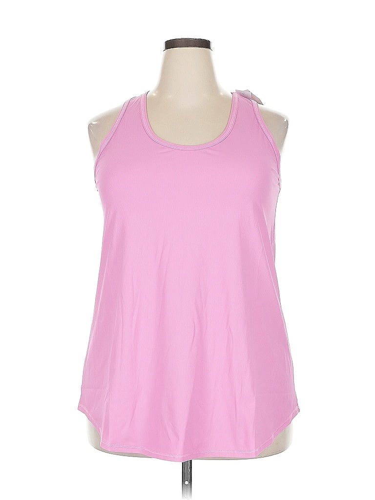 Livi Tank Top Pink Halter Neckline Tops