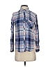 Rails 100% Rayon Plaid Blue Long Sleeve Button-Down Shirt Size XS - photo 1