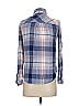 Rails 100% Rayon Plaid Blue Long Sleeve Button-Down Shirt Size XS - photo 2