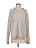 Nicole Miller Artelier Silver Pullover Sweater Size S - photo 1