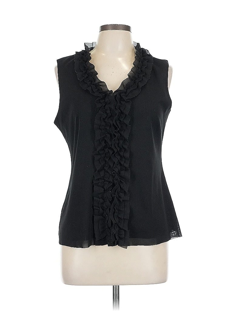 Click to view more detailed imagery on our partner's website Pre-owned Madison Sleeveless Blouse In Black